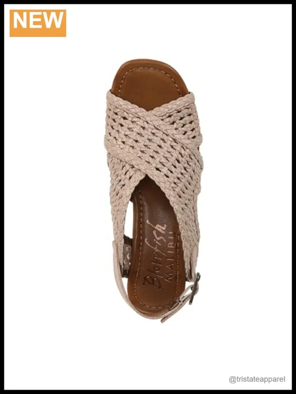 Women's Vegan Platform Wedge Sandal Slingback Ankle Strap Buckle